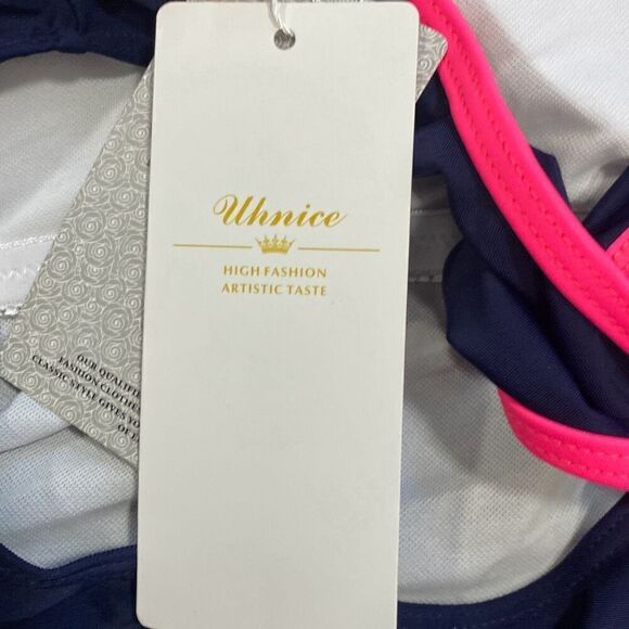 Uhnice Womens Athletic One Piece Swimsuits Racing Training Sports Bathing Suit X - Picture 6 of 6